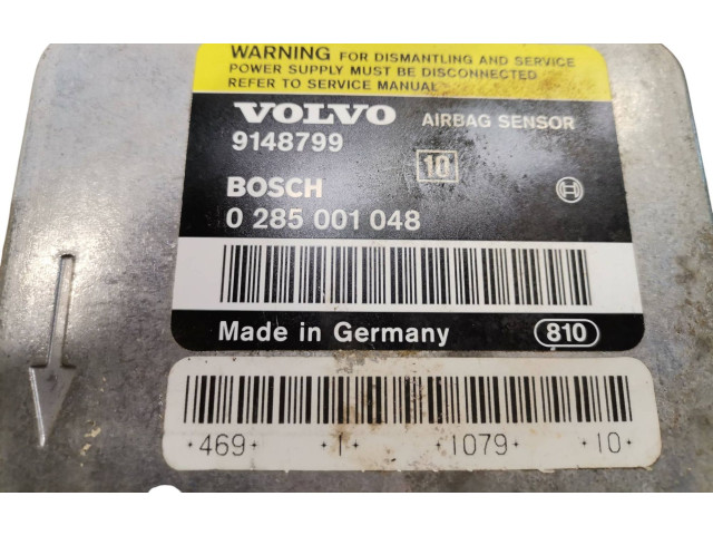 Блок управления надувных подушек 9148799, 0285001048 Volvo 850
