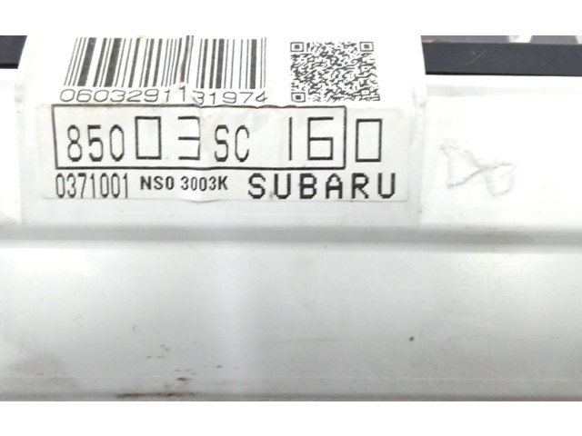Спидометр (приборный щиток) 85003SC160   Subaru Forester SH