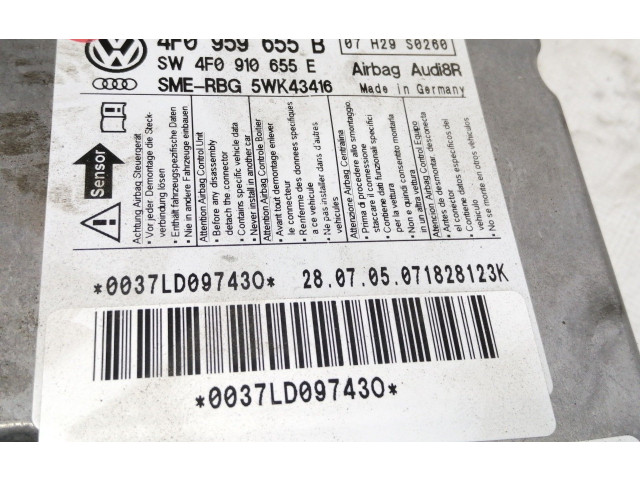 Блок подушек безопасности 4F0959655B Audi A6 S6 C6 4F