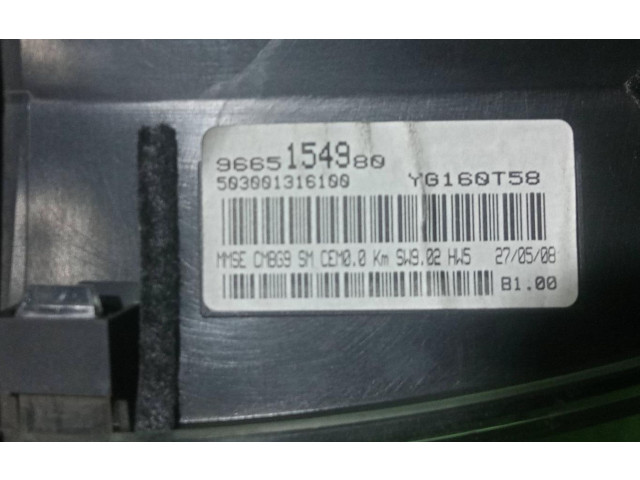 Přístrojová deska Citroen Berlingo 2008 9665154980