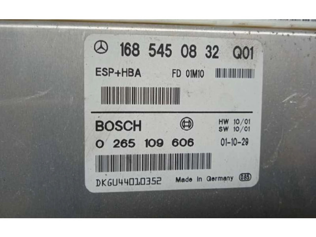 Блок управления АБС 1685450832, 0265109606   Mercedes-Benz A W168