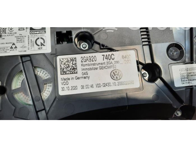 Přístrojová deska  Volkswagen T-Roc 2021 2GA920740C  