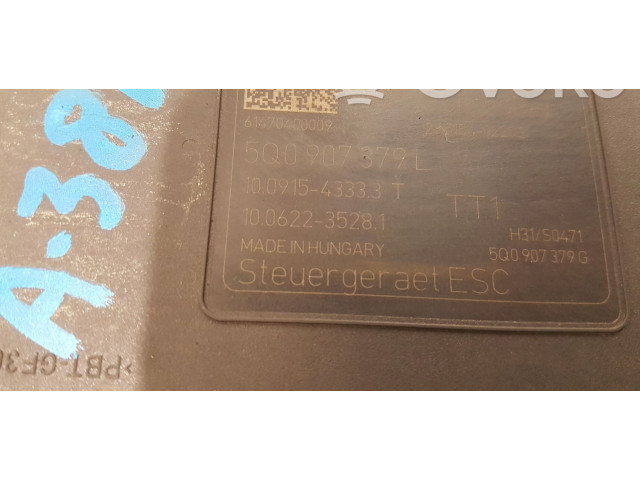 Блок АБС 5Q0907379L, 5Q0614517K Audi A3 S3 8V 2013 - 2019 года
