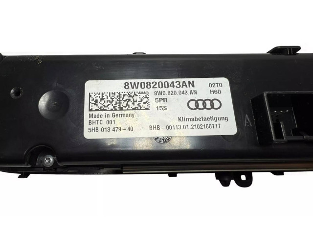 Блок управления климат-контролем 8W0820043AN   Audi A4 Allroad