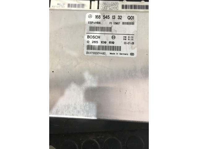 Блок управления впрыском Mercedes-Benz A W168