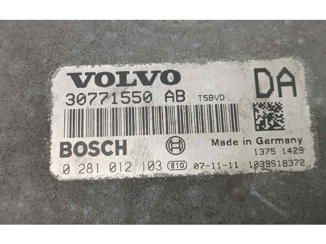 Блок управления двигателя 30771550, 0281012103   Volvo XC90