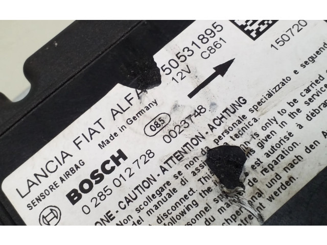 Блок подушек безопасности 0285012728, 50531895 Alfa Romeo Giulietta