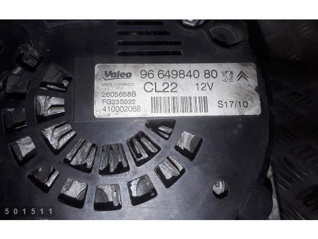 Генератор 9664984080   Citroen C5      