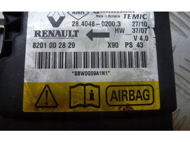 Блок подушек безопасности 8201002829 Dacia Sandero