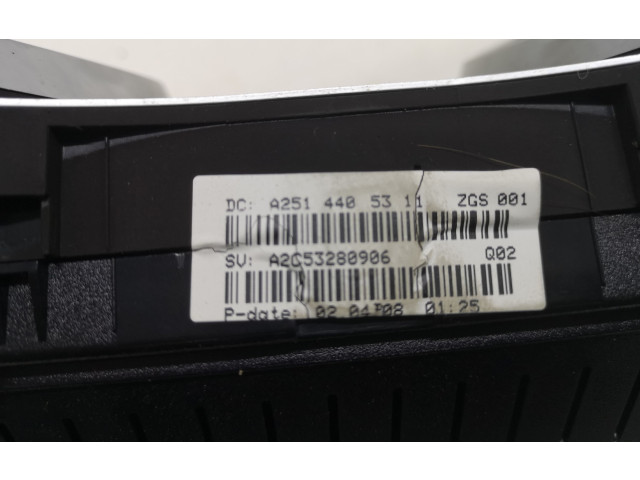 Панель приборов A2514405311, A2C53280906   Mercedes-Benz ML W164       
