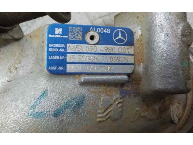 Turbodmychadlo Турбина A6510904980 Mercedes-Benz CLK AMG A208 C208 OM651911