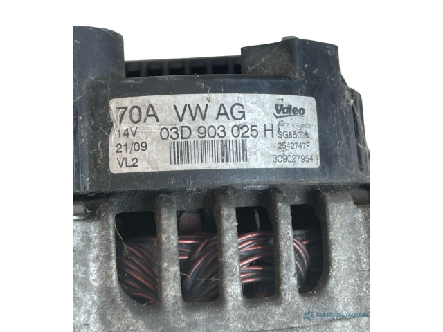 Генератор 03D903025H Skoda Fabia Mk1 (6Y)