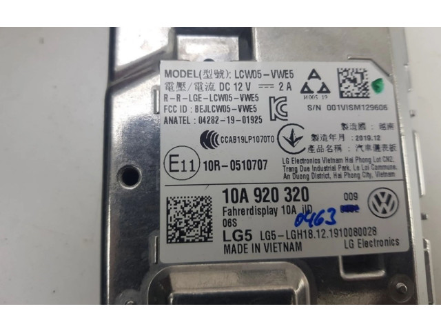 Přístrojová deska  Volkswagen ID.3 2020 10A920320A, 10A920320  