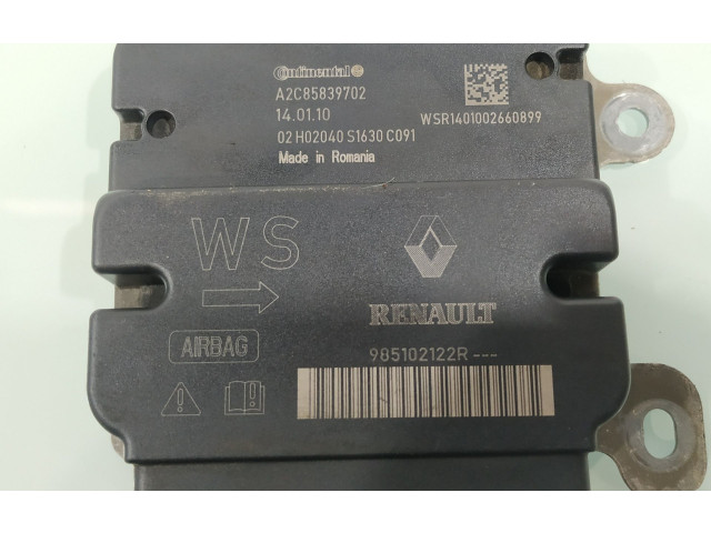 Блок подушек безопасности 985102122R Dacia Logan I