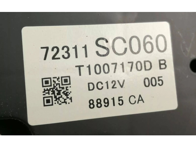 Блок управления климат-контролем 72311SC060   Subaru Forester SH