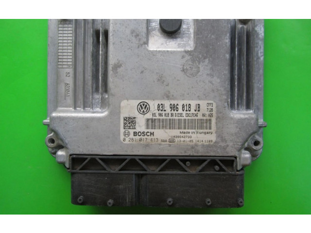 Поршень Блок управления двигателем ECU 03L906018JB, 0281017413 Audi Q3 8U