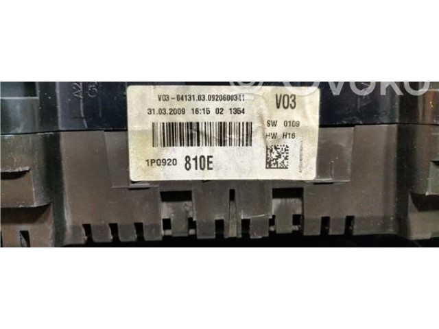 Přístrojová deska Seat Altea XL 2007 1P0920810E