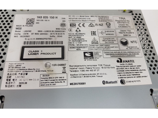 Дисплей    1K8035150H, 1K8035150H   Volkswagen Caddy