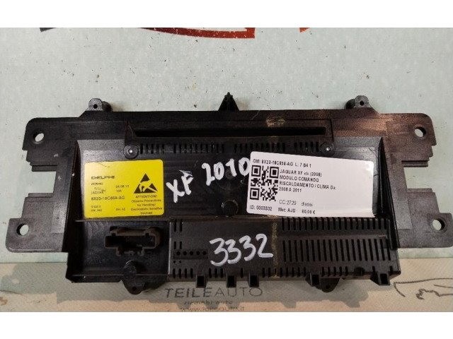 Блок управления климат-контролем 8X23-18C858-AG, 8X23-18C858-AG   Jaguar XF X250
