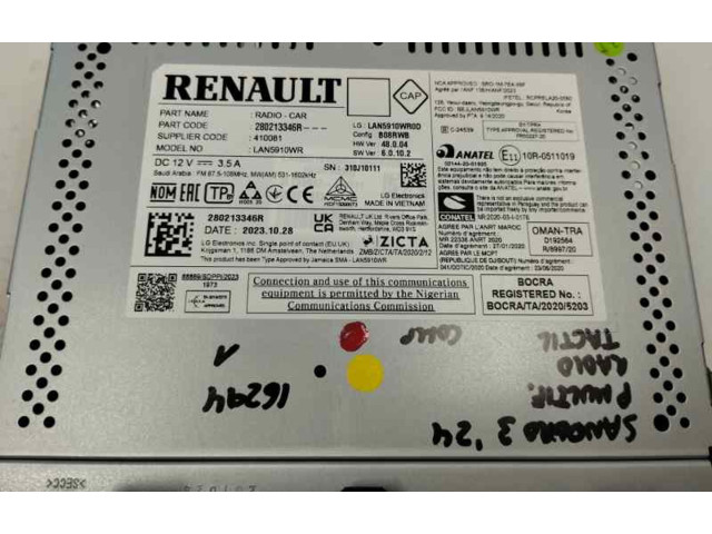 Дисплей 280213346R Dacia Sandero III