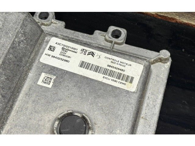Блок управления двигателя A3C7002510001, 9843252980   Opel Combo E