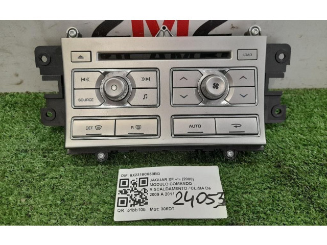 Блок управления климат-контролем 8X2318C858BG, 8X2318C858BG   Jaguar XF X250