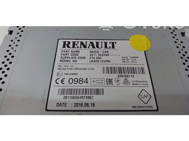 Дисплей    281155564R   Renault Clio IV