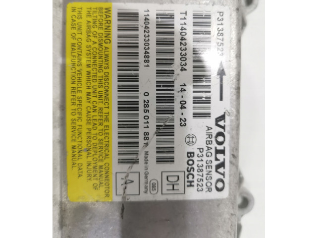 Блок подушек безопасности P31387523   Volvo S60