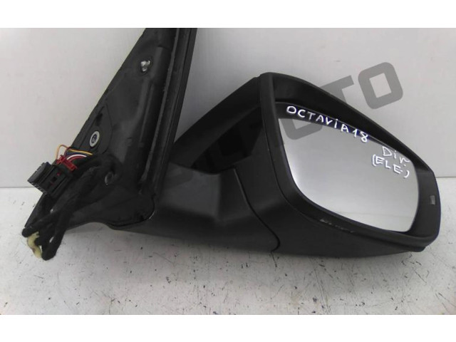 Зеркало электрическое Skoda Octavia Mk3 (5E) 2013 - 2019 года