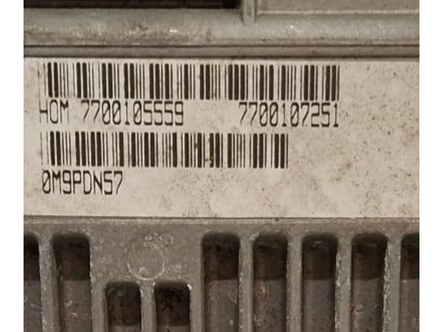 Блок управления двигателем Блок управления 7700107251, 7700105559   Renault Twingo II