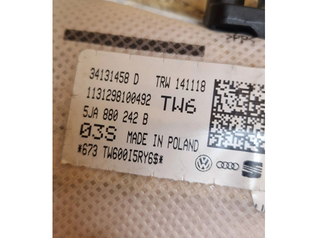 Подушка безопасности в сиденье 5JA880242B, 34131458D Skoda Rapid (NH)