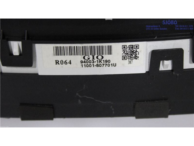 Панель приборов 940031K190, 94003-1K190 Hyundai ix20
