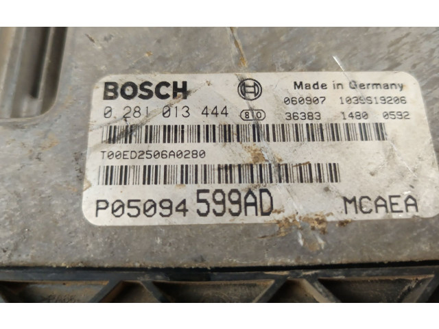 Блок управления двигателя O5094599AD, 0281013444 Jeep Compass