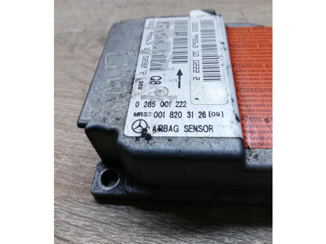 Блок подушек безопасности 0018203126, 0285001222   Mercedes-Benz A W168