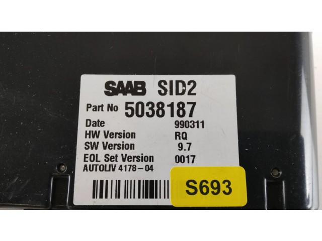 Дисплей 5038187 Saab 9-5