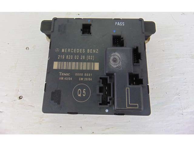 Řídící jednotka 2198200226 Mercedes-Benz CLS C219