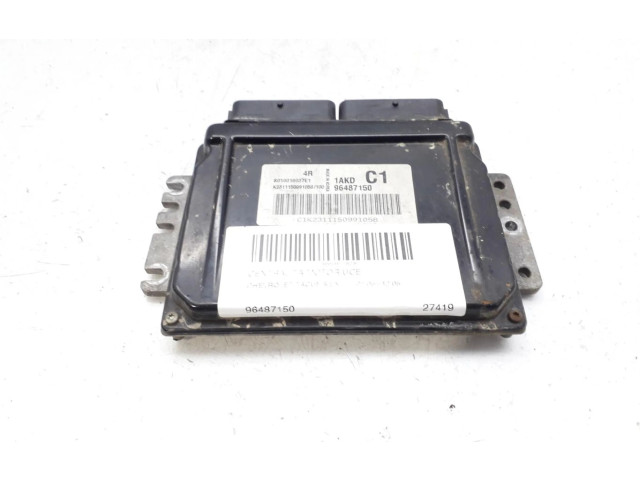 Блок управления двигателем Блок управления 96487150   Chevrolet Rezzo