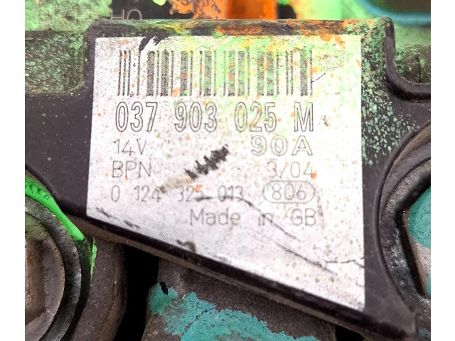 Генератор 037903025M, 0124325013 Skoda Fabia Mk1 (6Y)