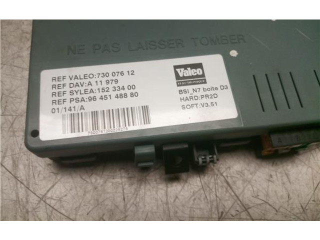 Блок предохранителей WJYDW8B, 9645148880 Citroen Xsara