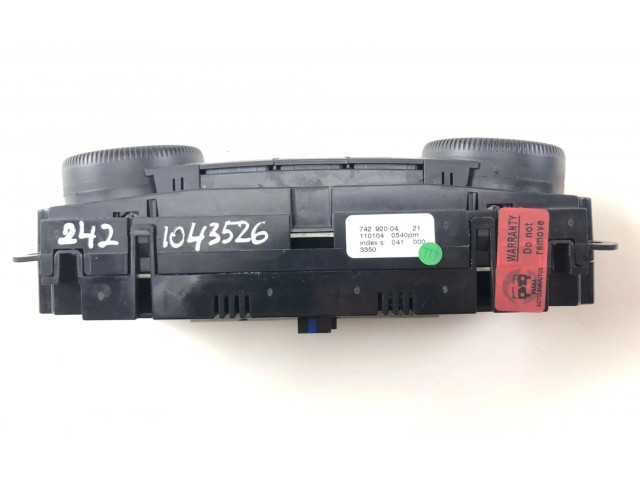 Блок управления климат-контролем 5HB96491451, A2519063300 Mercedes-Benz R W251