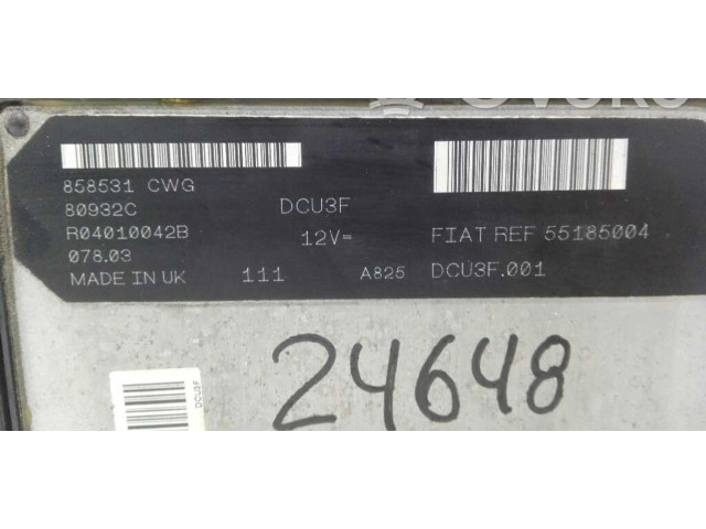 Řídící jednotka 55185004, 24648 Fiat Punto (188) 1999