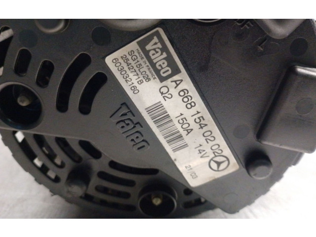 Генератор A6681540202, A6681540102 Mercedes-Benz A W168