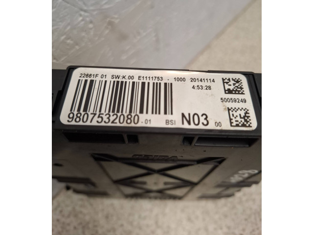 Блок комфорта E1111753, 20141114   Peugeot 2008 I   