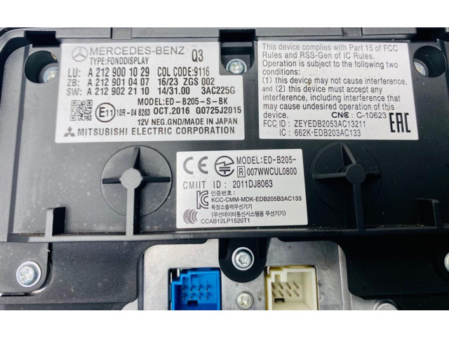 Дисплей    A2129001029, 2129001029   Mercedes-Benz GL X166