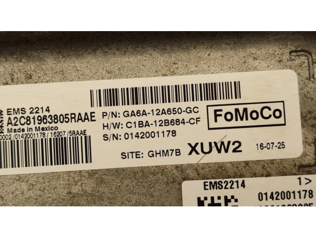 Řídící jednotka GA6A12A650GC, C1BA12B684CF Ford Fiesta 2016