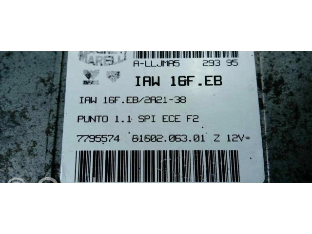 Řídící jednotka IAW16FEB, CENTRALITAMOTORUCE   Fiat Punto (176) 