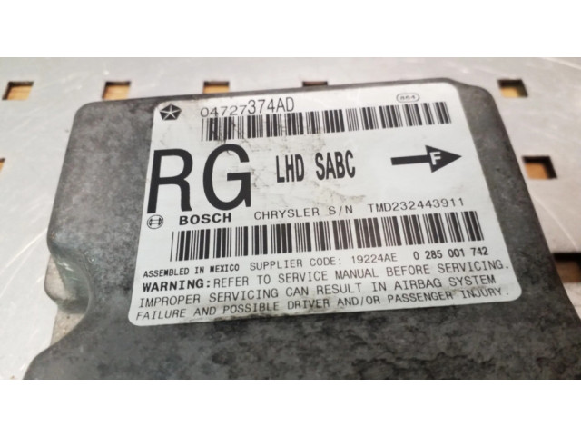 Блок подушек безопасности 04727374AD   Chrysler Grand Voyager IV