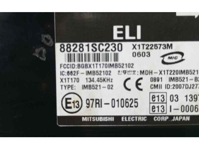 Блок управления 88281SC230   Subaru Forester SH