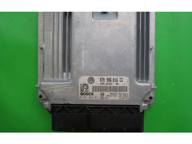 Блок управления двигателем Блок управления 070906016CG, 0281012911   Volkswagen Transporter - Caravelle T5