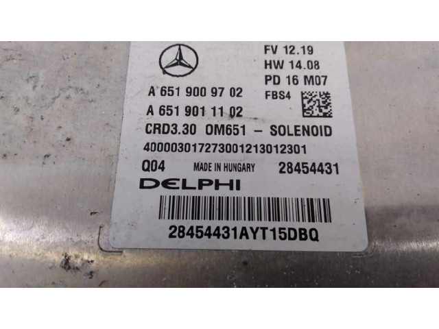 Блок управления двигателя A6519009702, A6519011102 Infiniti QX30